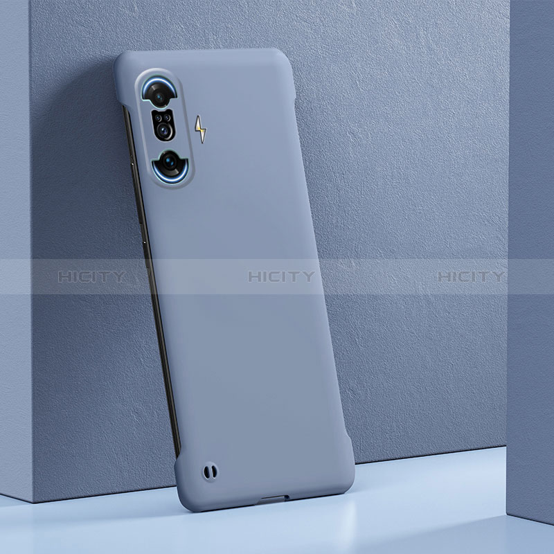 Custodia Plastica Rigida Cover Opaca YK7 per Xiaomi Poco F3 GT 5G Grigio Lavanda