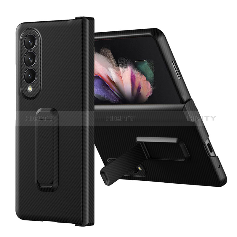 Custodia Plastica Rigida Cover Opaca ZL1 per Samsung Galaxy Z Fold3 5G Nero