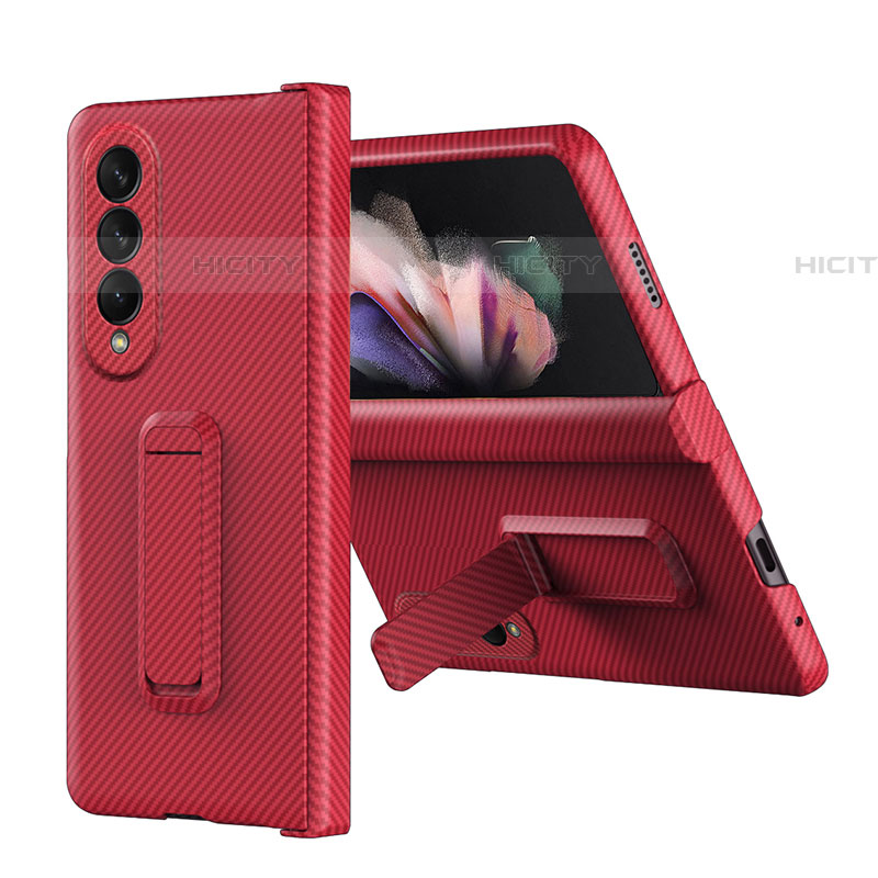 Custodia Plastica Rigida Cover Opaca ZL1 per Samsung Galaxy Z Fold4 5G Rosso