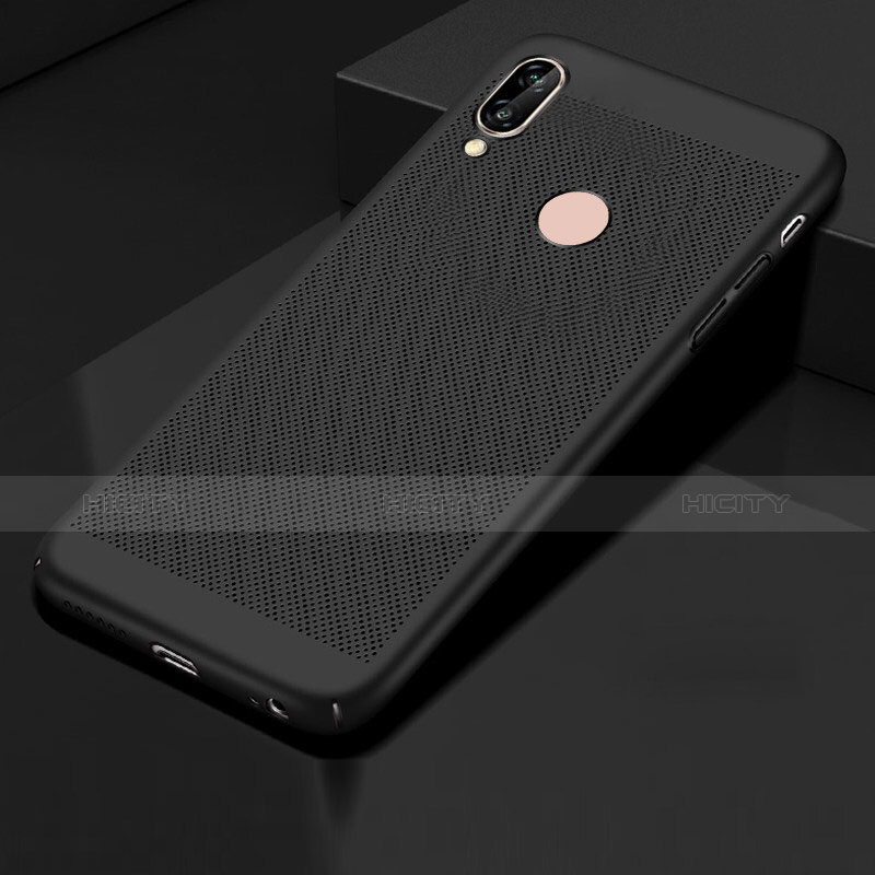 Custodia Plastica Rigida Cover Perforato per Huawei Honor 10 Lite Nero