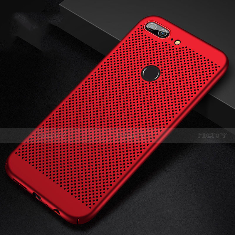 Custodia Plastica Rigida Cover Perforato per Huawei Honor 9 Lite Rosso