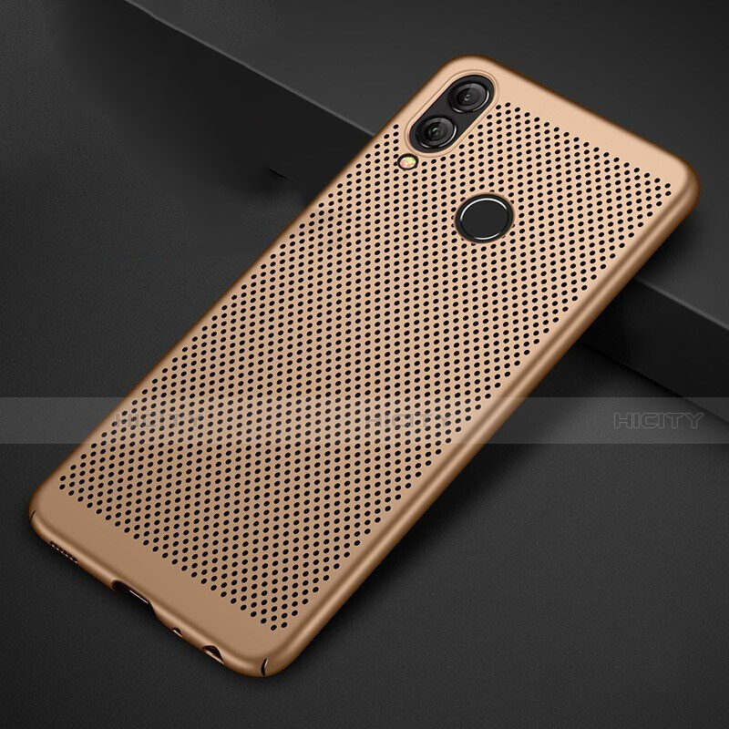 Custodia Plastica Rigida Cover Perforato per Huawei Honor View 10 Lite Oro