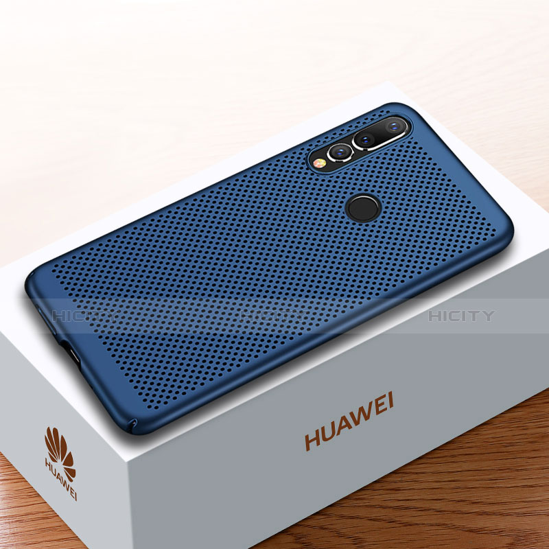 Custodia Plastica Rigida Cover Perforato per Huawei Nova 4 Blu