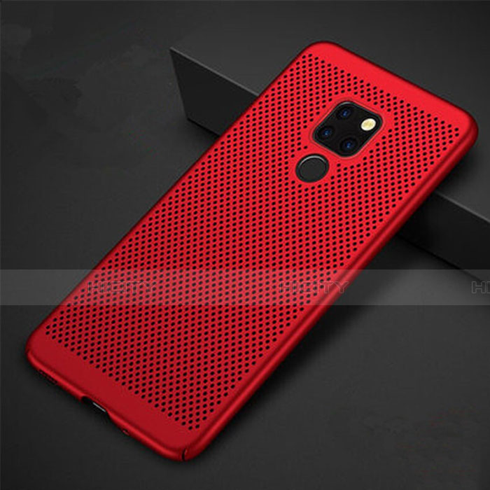 Custodia Plastica Rigida Cover Perforato W01 per Huawei Mate 20 X 5G Rosso