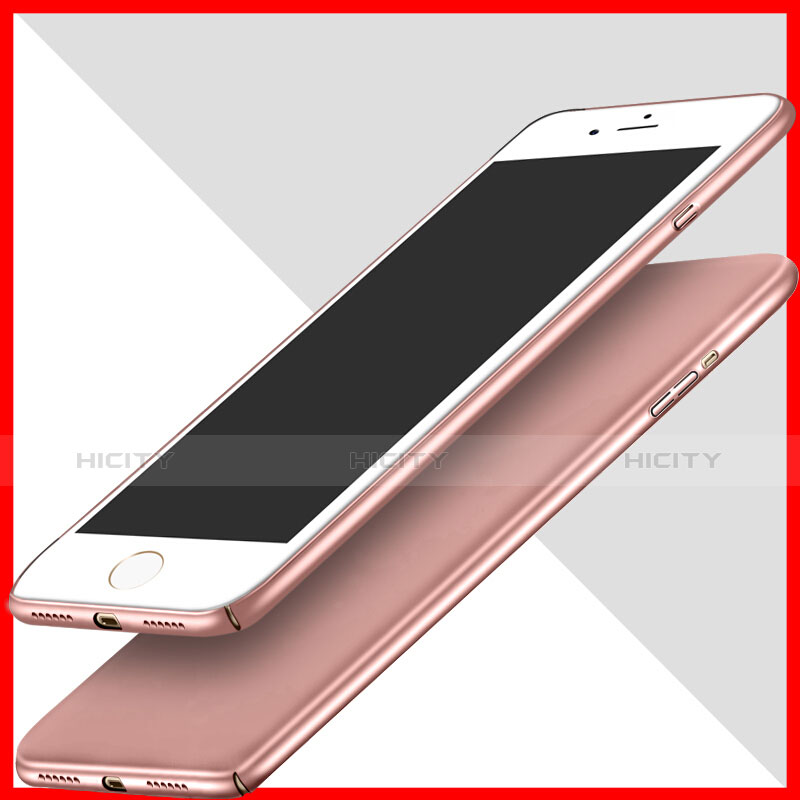 Custodia Plastica Rigida Opaca con Anello Supporto per Apple iPhone 7 Rosa