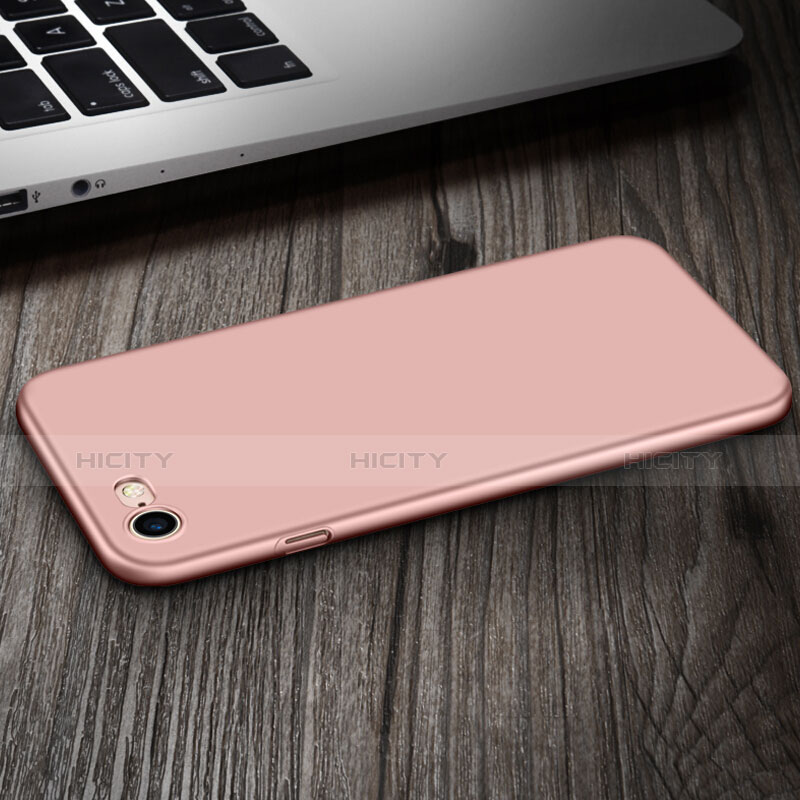 Custodia Plastica Rigida Opaca con Anello Supporto per Apple iPhone 7 Rosa