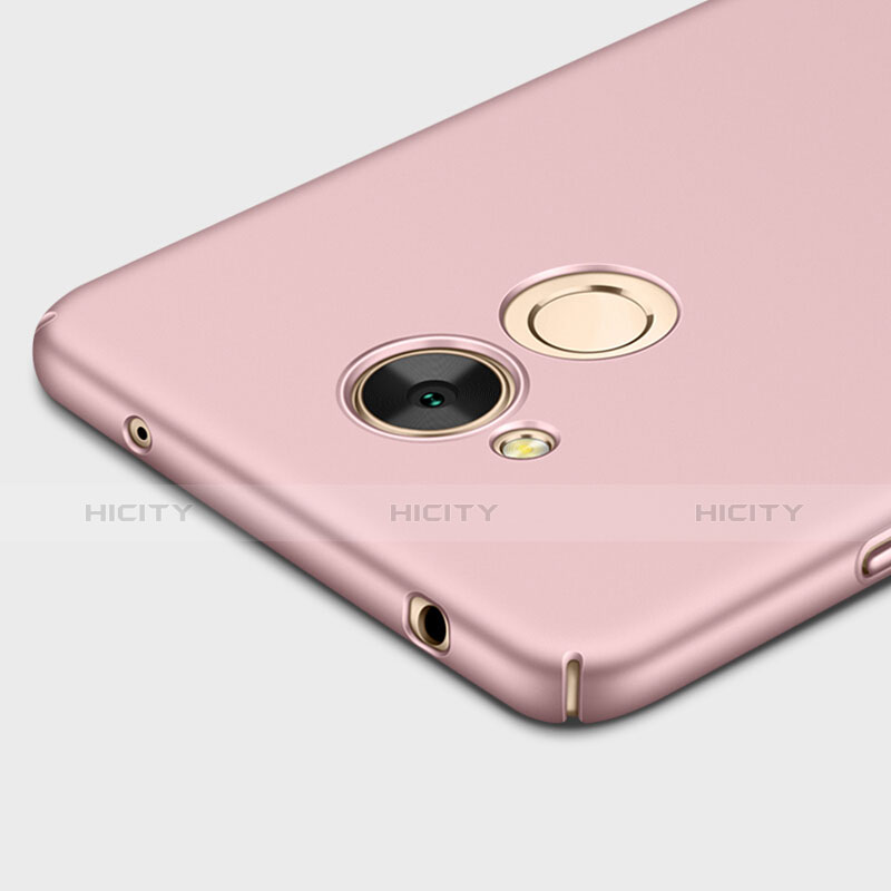 Custodia Plastica Rigida Opaca con Anello Supporto per Huawei Honor 6A Rosa