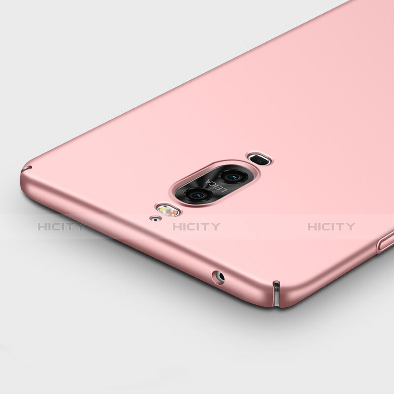 Custodia Plastica Rigida Opaca con Anello Supporto per Huawei Mate 9 Pro Oro Rosa