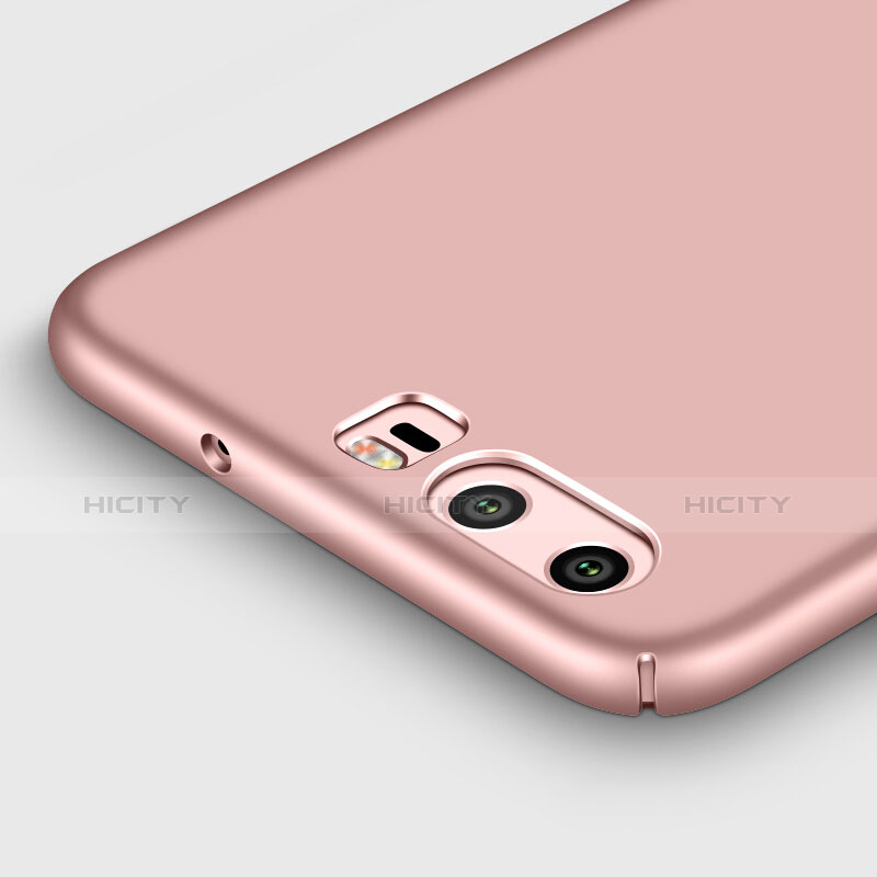 Custodia Plastica Rigida Opaca con Anello Supporto per Huawei P10 Rosa