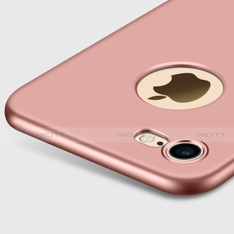 Custodia Plastica Rigida Opaca con Foro e Anello Supporto per Apple iPhone SE (2020) Rosa