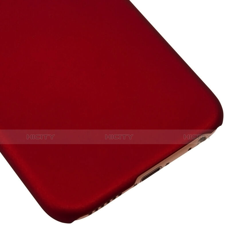 Custodia Plastica Rigida Opaca con Foro per Apple iPhone 6 Rosso