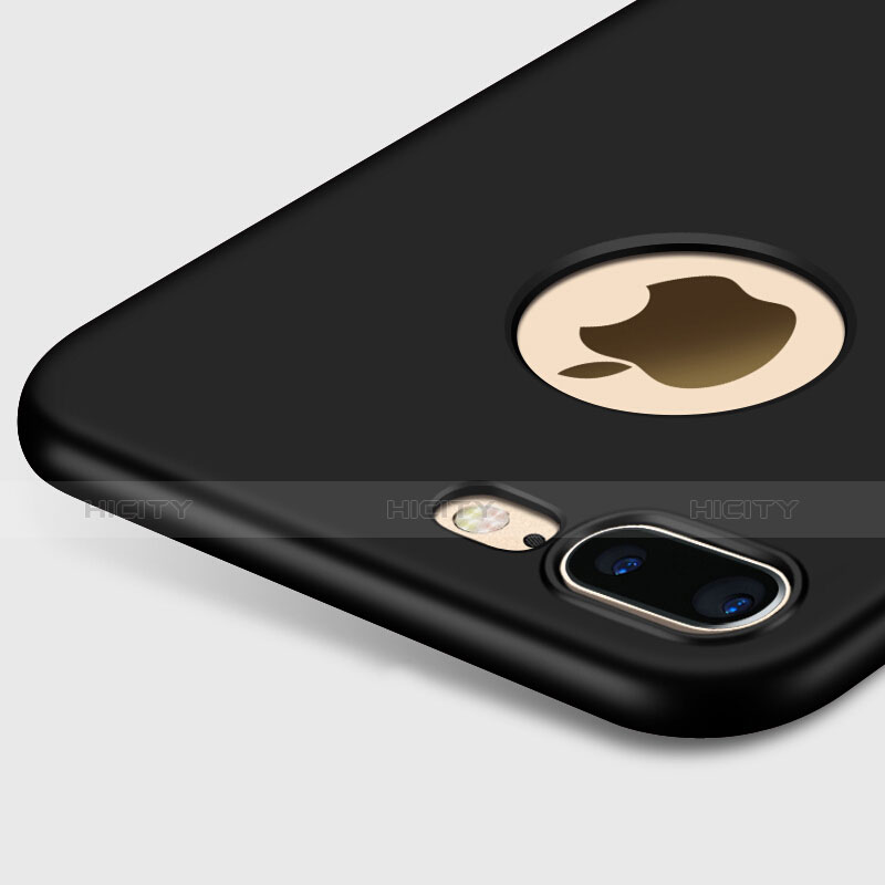 Custodia Plastica Rigida Opaca con Foro per Apple iPhone 7 Plus Nero