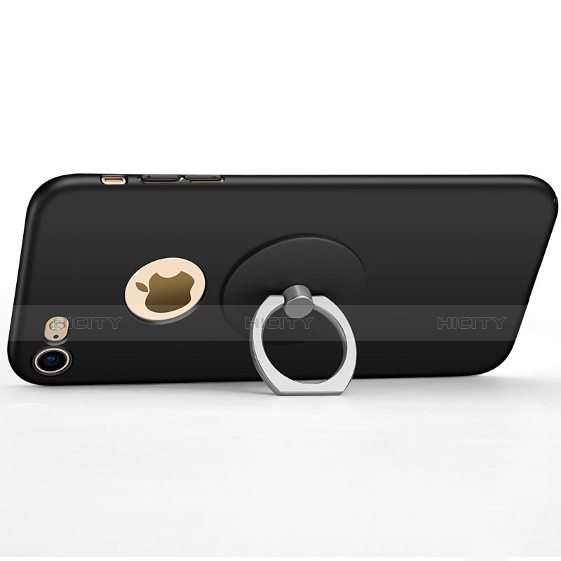 Custodia Plastica Rigida Opaca con Foro per Apple iPhone 7 Plus Nero