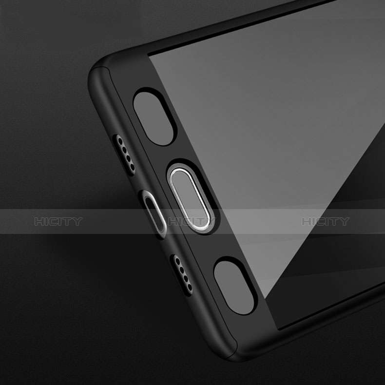 Custodia Plastica Rigida Opaca Fronte e Retro 360 Gradi per Xiaomi Mi Note 2 Special Edition Nero