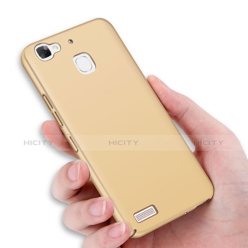 Custodia Plastica Rigida Opaca M01 per Huawei P8 Lite Smart Oro