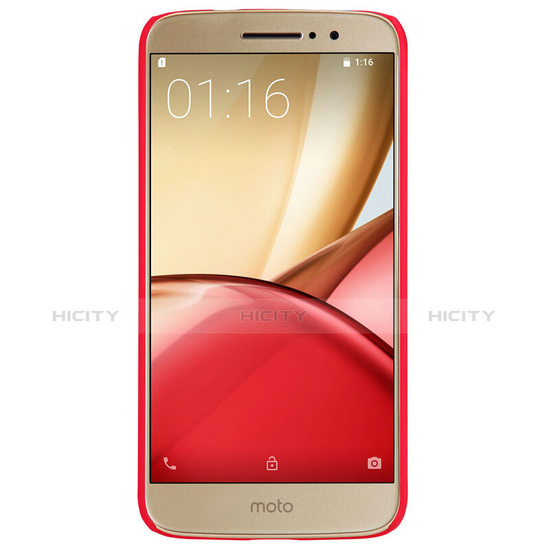 Custodia Plastica Rigida Opaca M01 per Motorola Moto M XT1662 Rosso