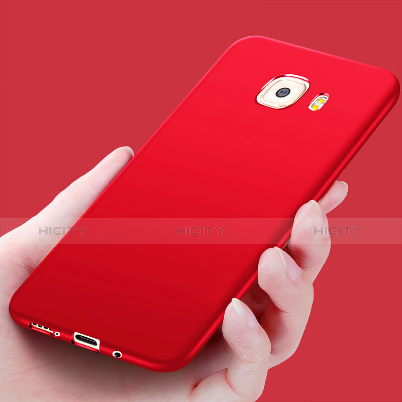 Custodia Plastica Rigida Opaca M01 per Samsung Galaxy C9 Pro C9000 Rosso