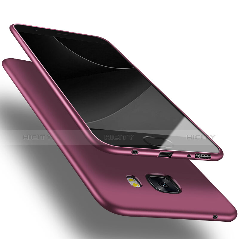 Custodia Plastica Rigida Opaca M01 per Samsung Galaxy C9 Pro C9000 Viola