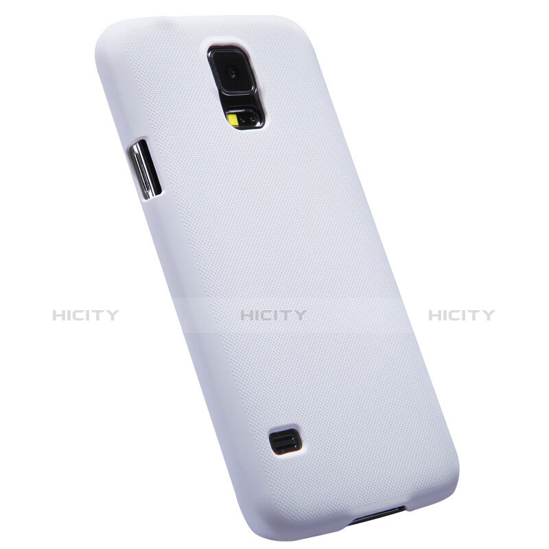 Custodia Plastica Rigida Opaca M02 per Samsung Galaxy S5 Duos Plus Bianco