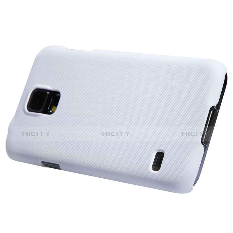 Custodia Plastica Rigida Opaca M02 per Samsung Galaxy S5 Duos Plus Bianco