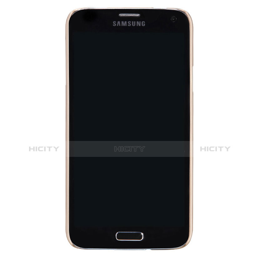 Custodia Plastica Rigida Opaca M02 per Samsung Galaxy S5 Duos Plus Oro