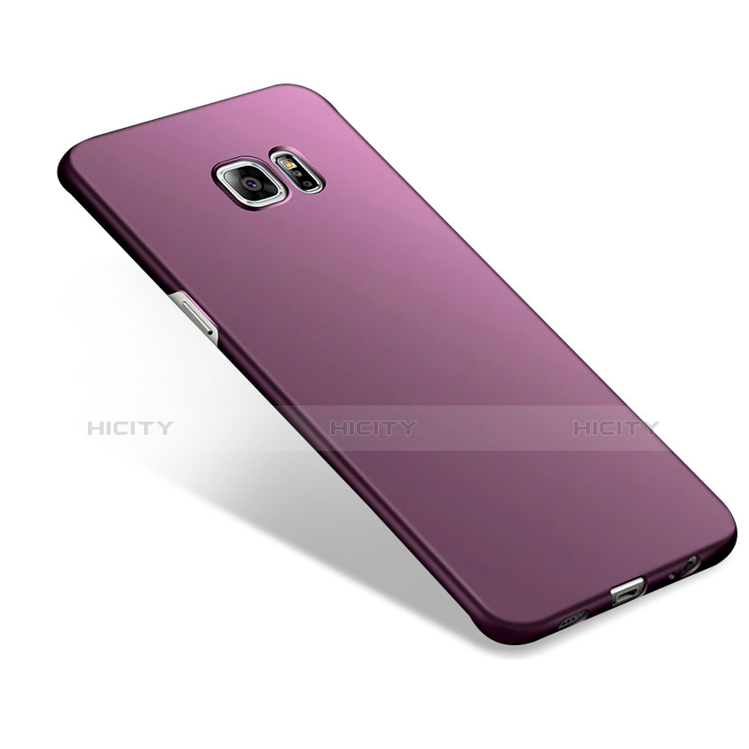 Custodia Plastica Rigida Opaca M02 per Samsung Galaxy S6 Edge+ Plus SM-G928F Viola