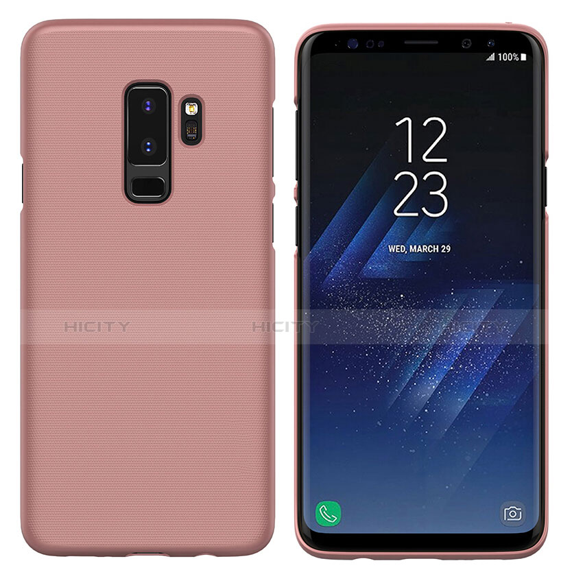 Custodia Plastica Rigida Opaca M02 per Samsung Galaxy S9 Plus Oro Rosa