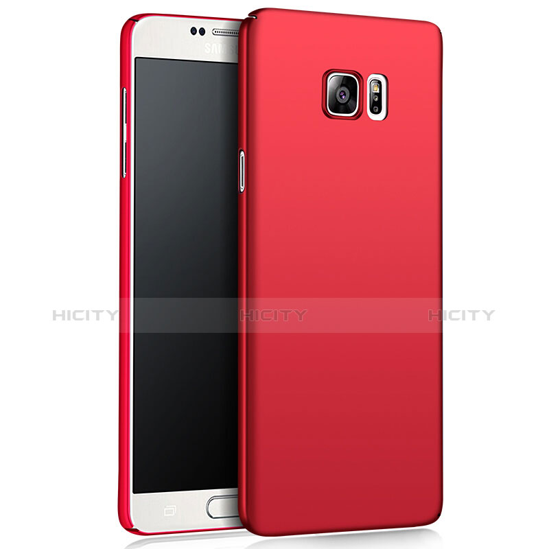 Custodia Plastica Rigida Opaca M03 per Samsung Galaxy Note 5 N9200 N920 N920F Rosso