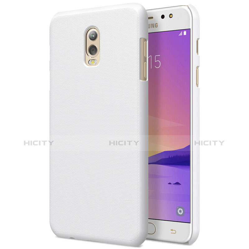 Custodia Plastica Rigida Opaca M04 per Samsung Galaxy J7 Plus Bianco