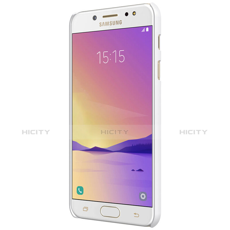 Custodia Plastica Rigida Opaca M04 per Samsung Galaxy J7 Plus Bianco