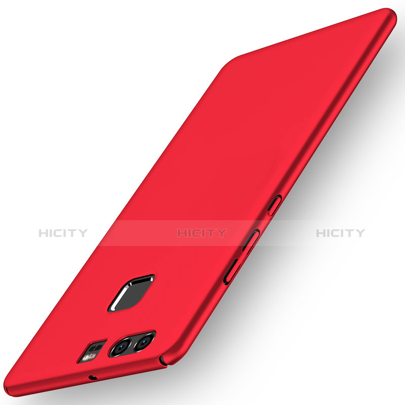 Custodia Plastica Rigida Opaca M05 per Huawei P9 Rosso