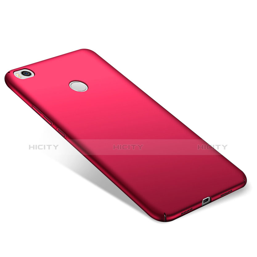 Custodia Plastica Rigida Opaca M05 per Xiaomi Mi Max 2 Rosso