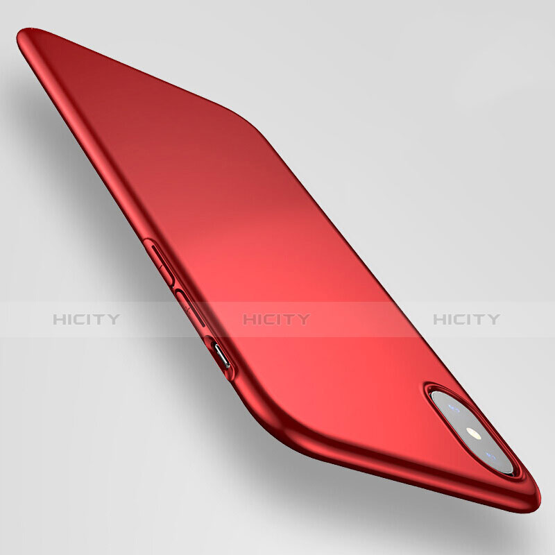 Custodia Plastica Rigida Opaca M06 per Apple iPhone X Rosso