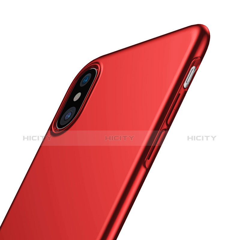 Custodia Plastica Rigida Opaca M06 per Apple iPhone X Rosso