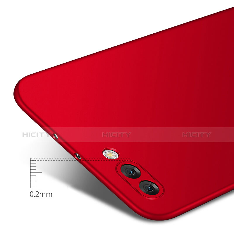 Custodia Plastica Rigida Opaca M06 per Huawei Honor V10 Rosso