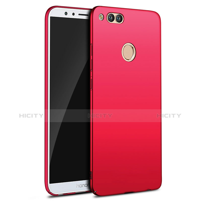 Custodia Plastica Rigida Opaca M09 per Huawei Honor 7X Rosso