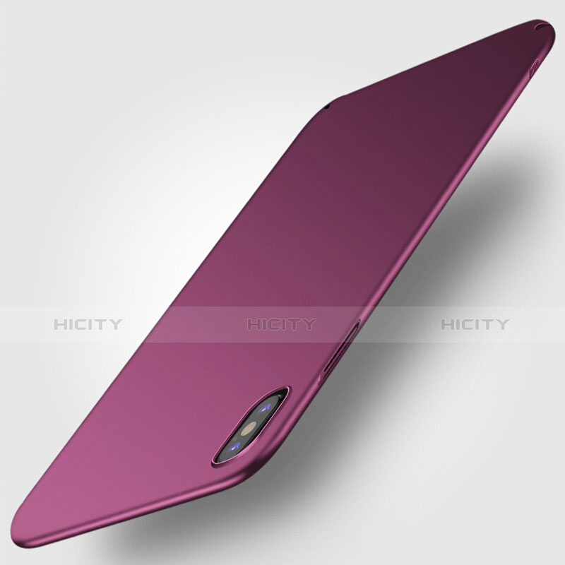 Custodia Plastica Rigida Opaca M10 per Apple iPhone Xs Max Viola