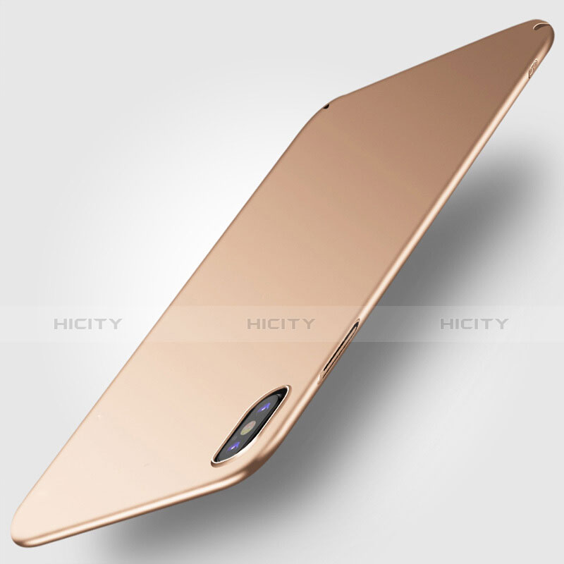 Custodia Plastica Rigida Opaca M10 per Apple iPhone Xs Oro