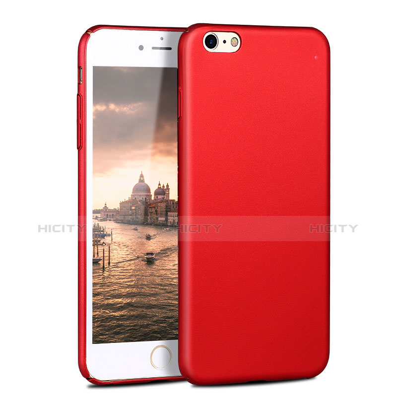 Custodia Plastica Rigida Opaca P06 per Apple iPhone 6 Plus Rosso