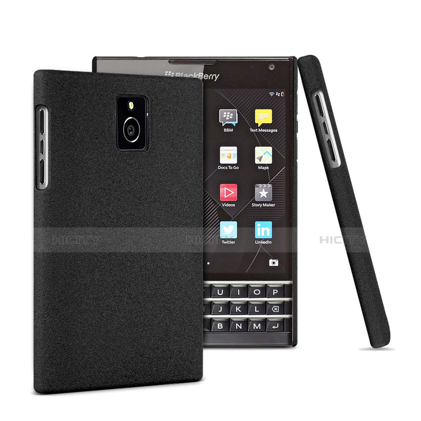 Custodia Plastica Rigida Opaca per Blackberry Passport Q30 Nero