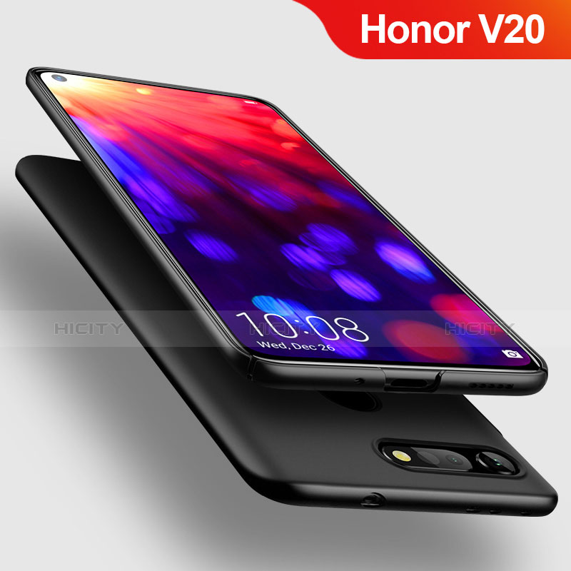 Custodia Plastica Rigida Opaca per Huawei Honor V20 Nero