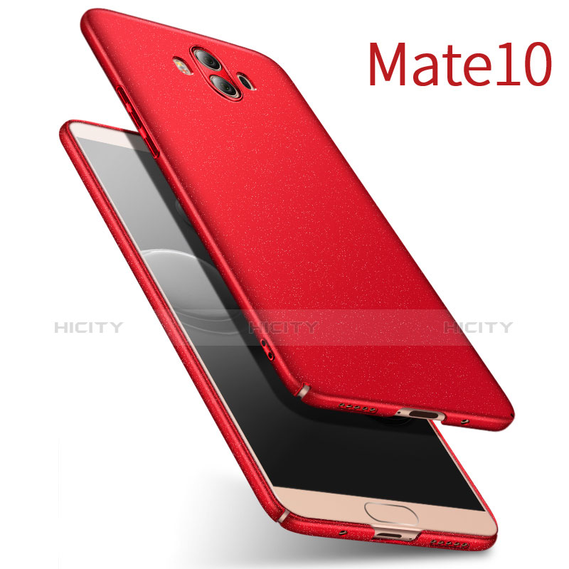 Custodia Plastica Rigida Opaca per Huawei Mate 10 Rosso