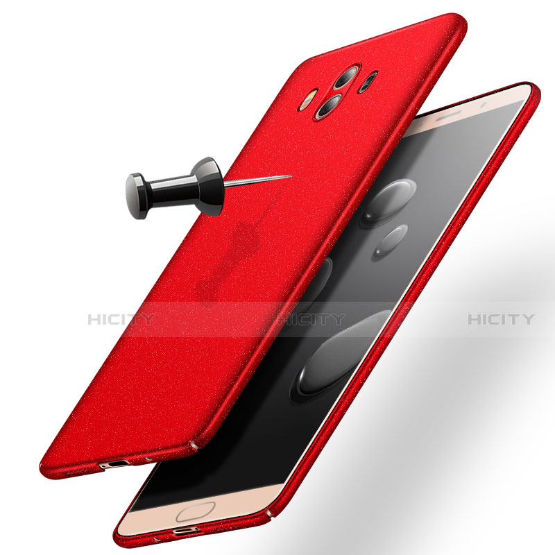 Custodia Plastica Rigida Opaca per Huawei Mate 10 Rosso