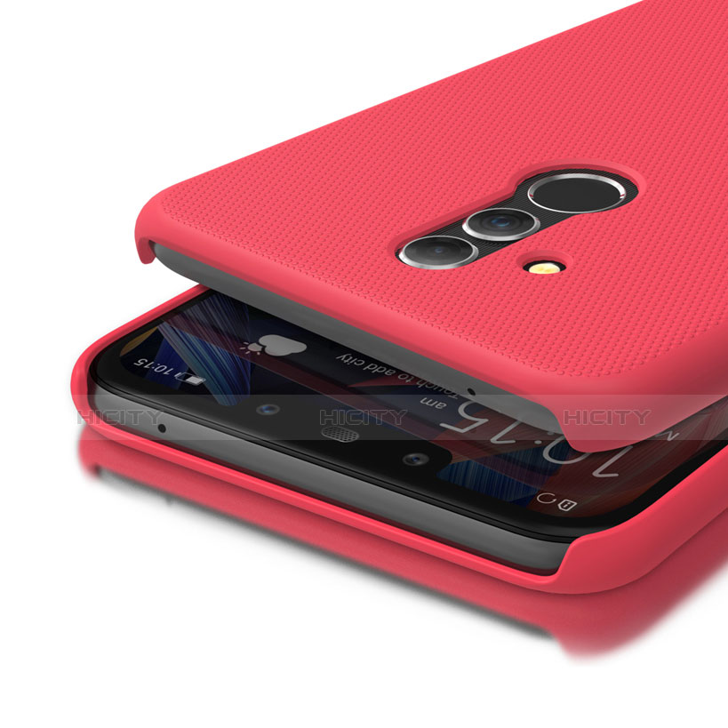 Custodia Plastica Rigida Opaca per Huawei Mate 20 Lite Rosso