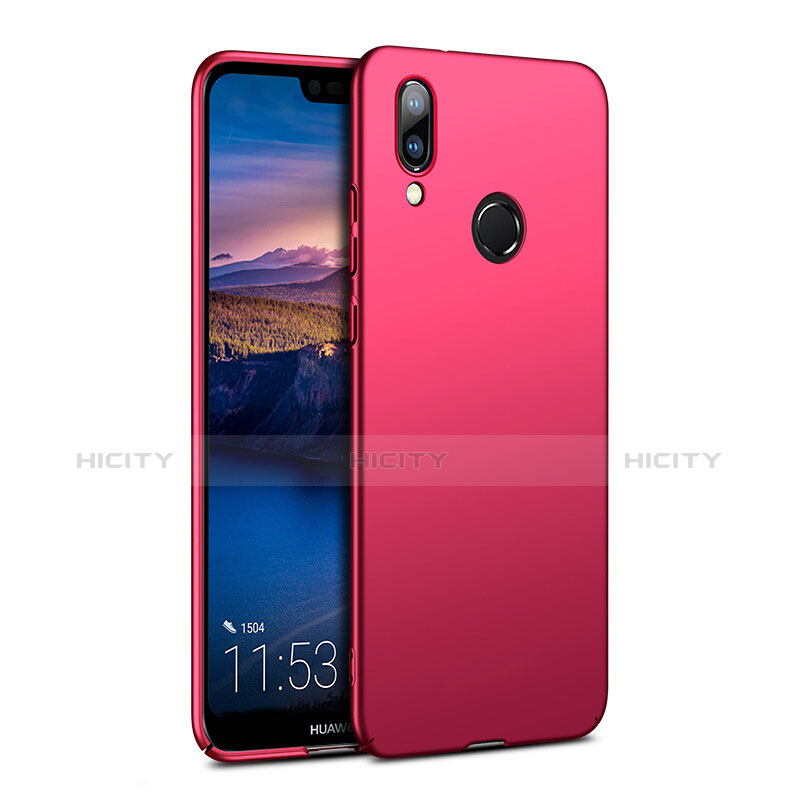 Custodia Plastica Rigida Opaca per Huawei Nova 3e Rosso