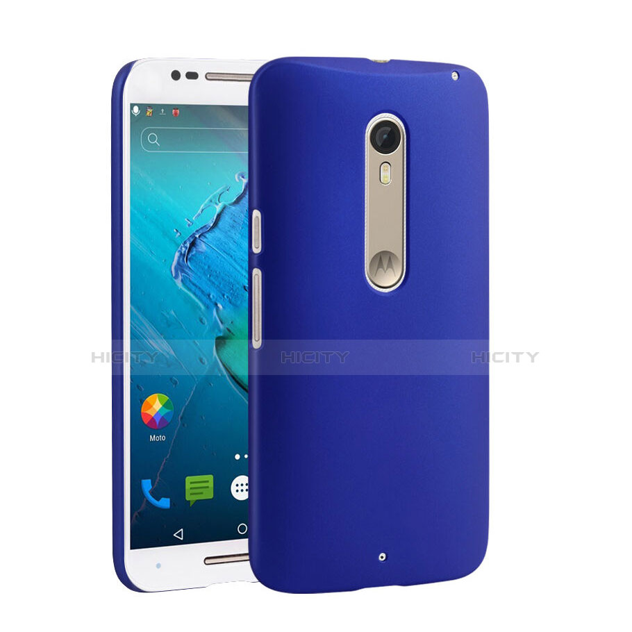 Custodia Plastica Rigida Opaca per Motorola Moto X Style Blu