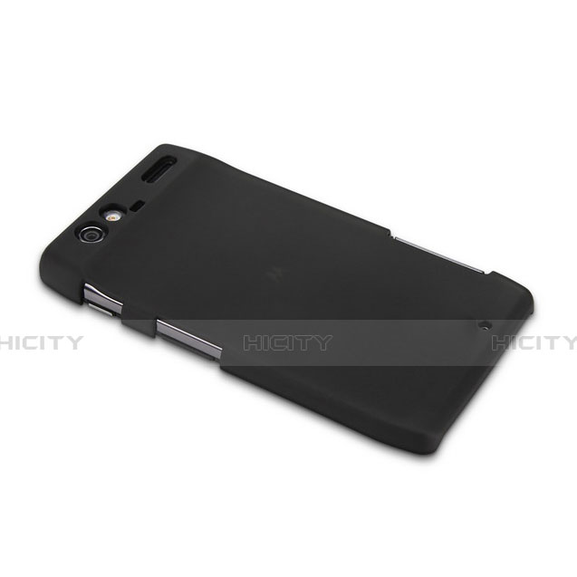 Custodia Plastica Rigida Opaca per Motorola Razr XT910 Nero