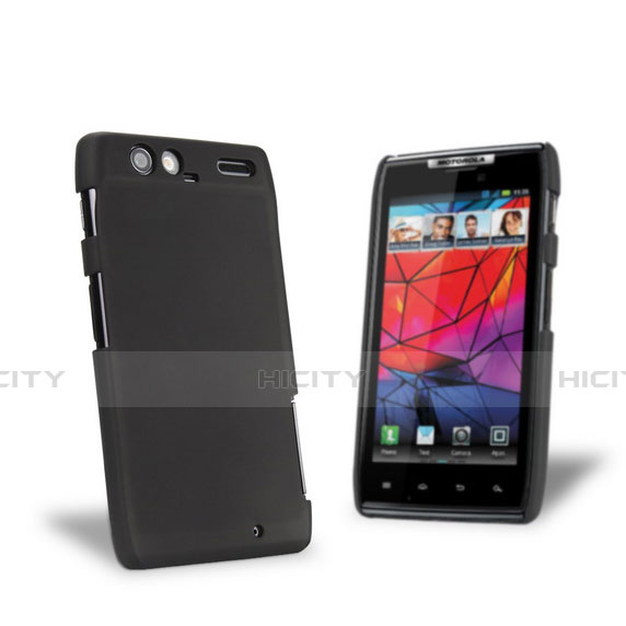 Custodia Plastica Rigida Opaca per Motorola Razr XT910 Nero