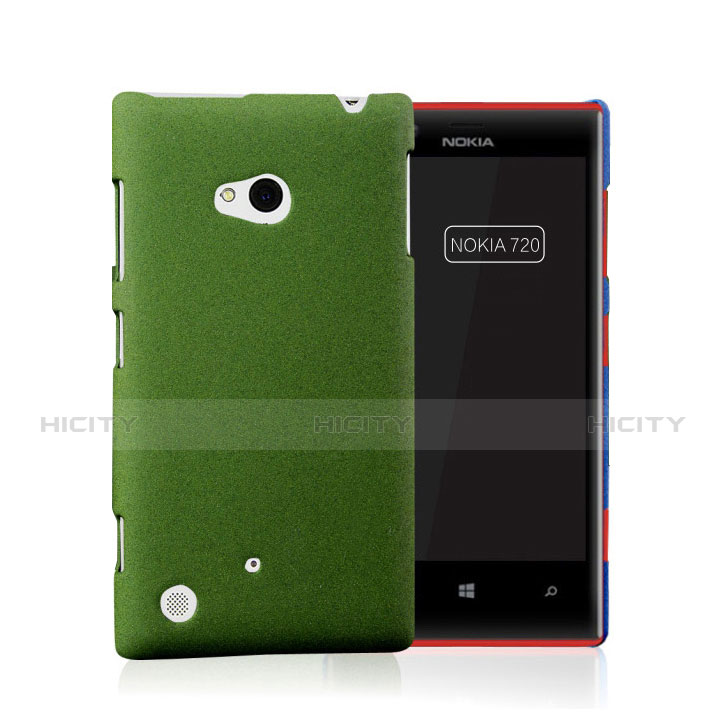 Custodia Plastica Rigida Opaca per Nokia Lumia 720 Verde