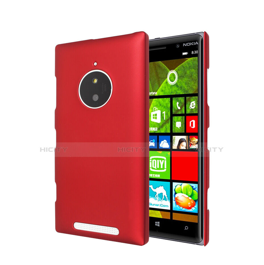 Custodia Plastica Rigida Opaca per Nokia Lumia 830 Rosso